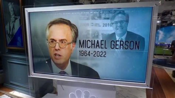 Former Speechwriter, Michael Gerson, dies at 58, Death Cause and Family
