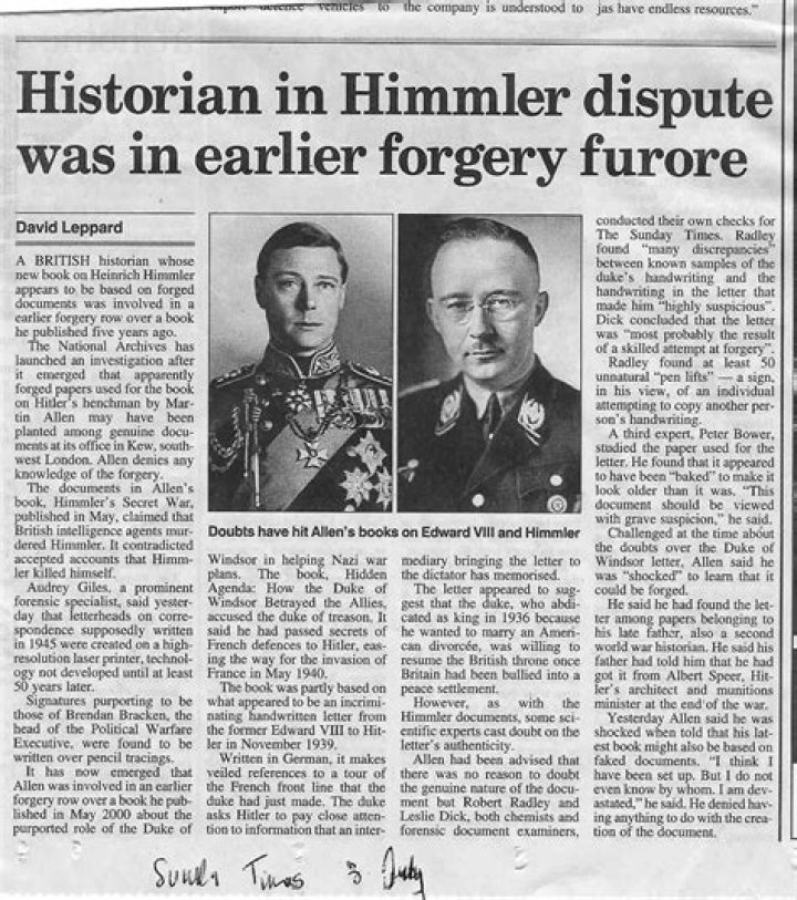 
Heinrich Himmler Cause of Death, How did Heinrich Himmler Die? 