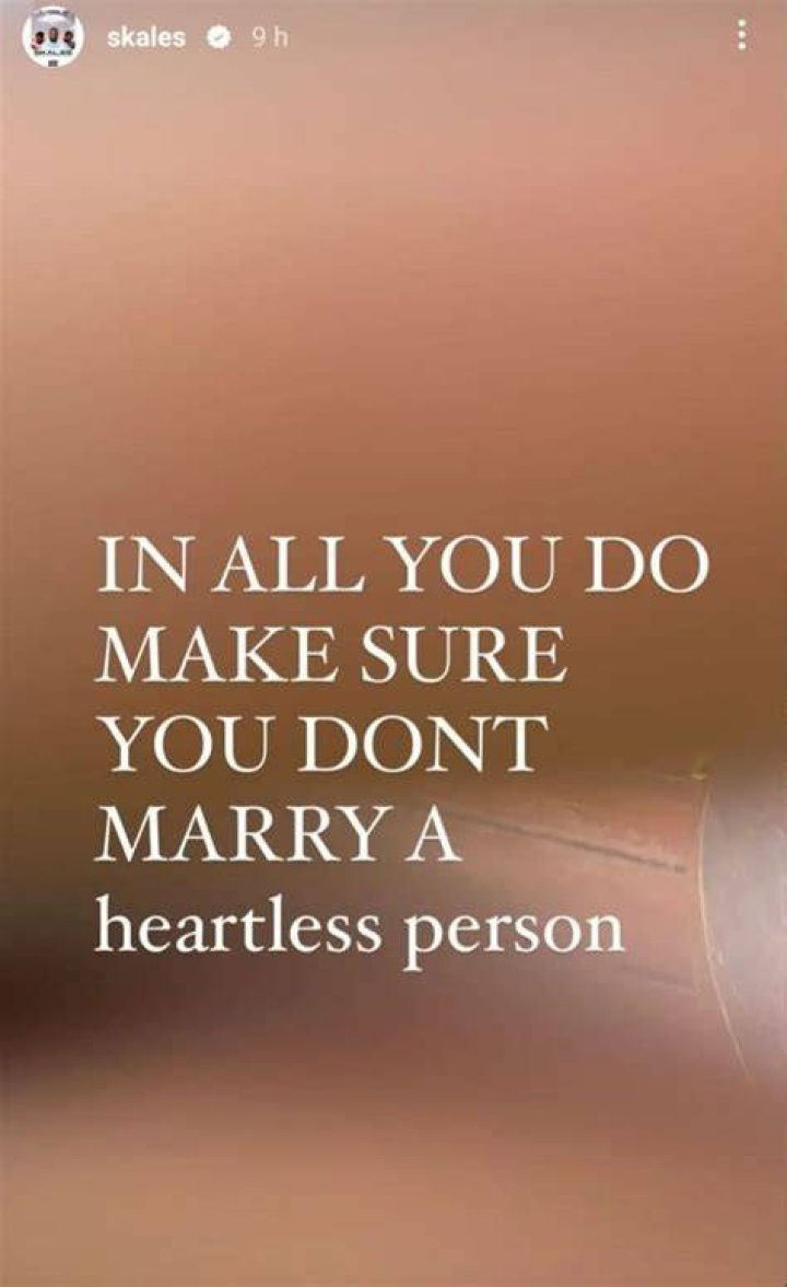
“In All You Do, Make Sure You Do Not Marry A Heartless Person” – Skales Advises 