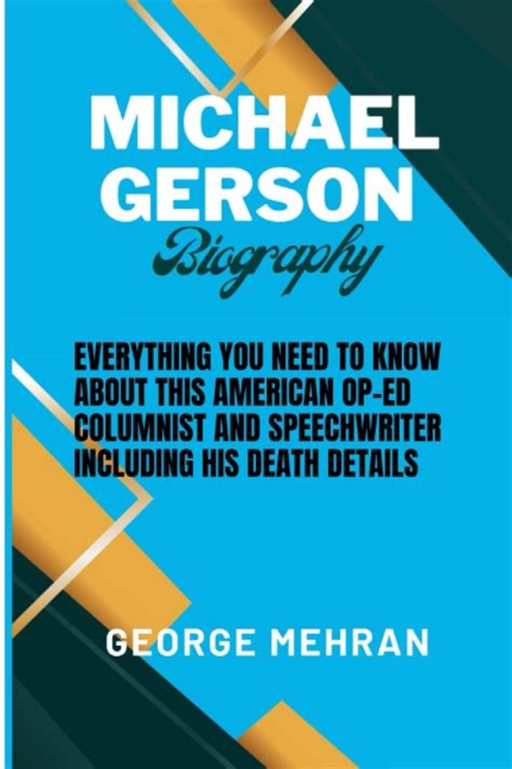 
Michael Gerson: What Happened To Him? Info About Michael Gerson’s Health 