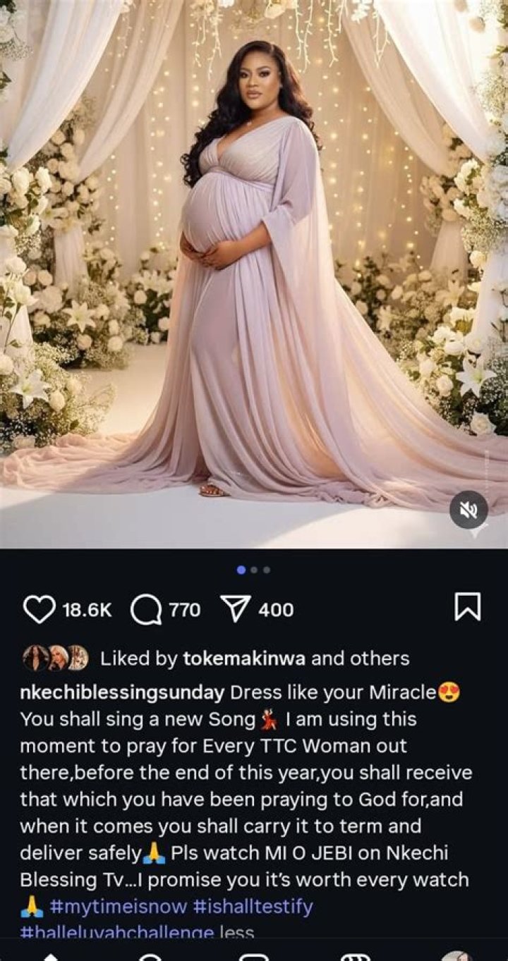 
Nkechi Blessing Stirs Reaction As She Shares New Sultry Picture Of Herself On Instagram. 