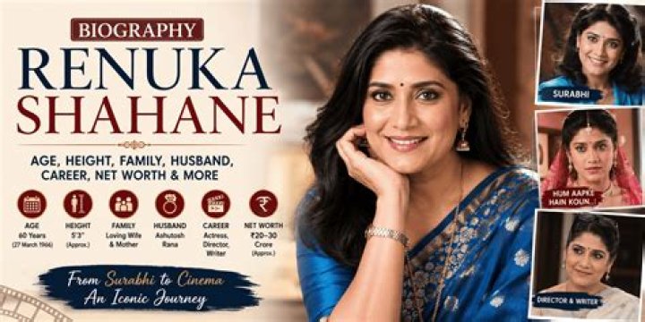 Renuka Shahane Height, Weight, Net Worth, Age, Birthday, Wikipedia, Who, Instagram, Biography