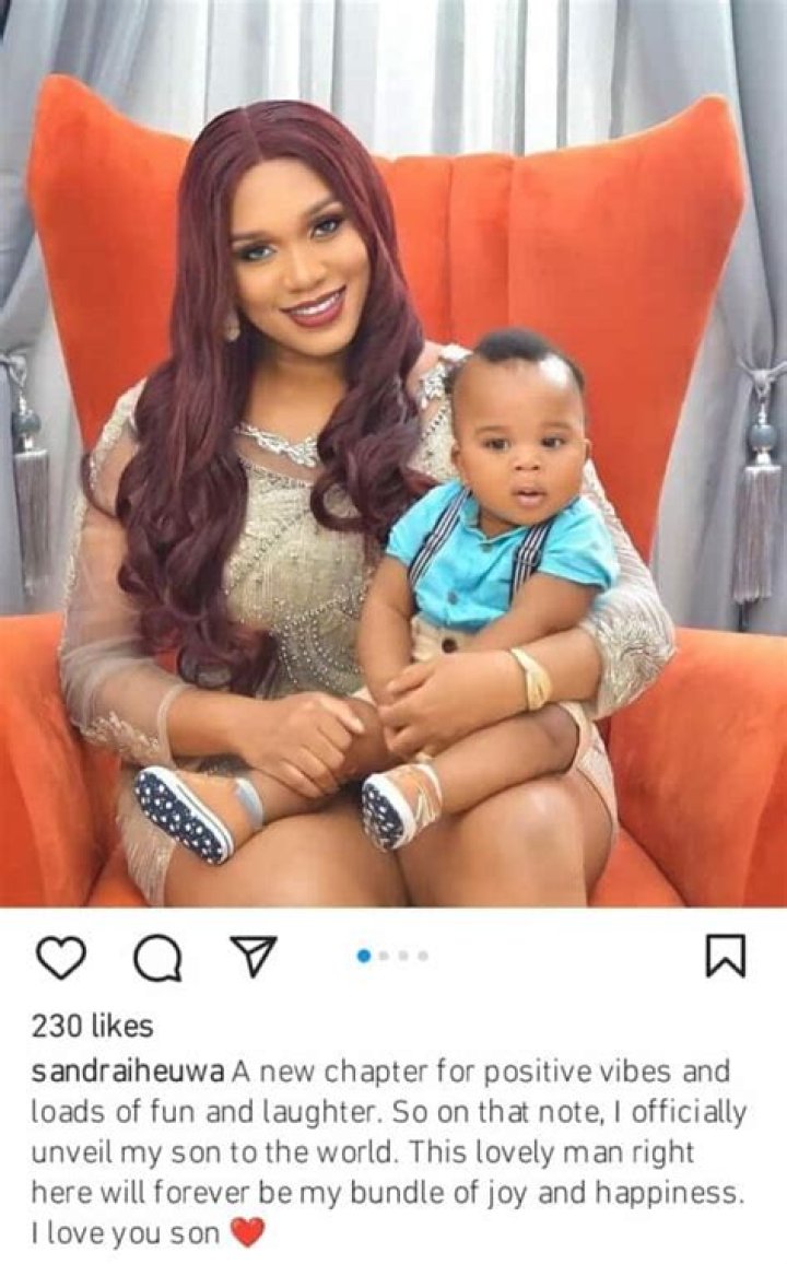 
Sandra Iheuwa finally reveals her son and embraces a new chapter in her life. 