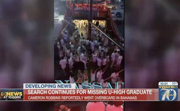 What happened to Cameron Robbins? Search for U-high student missing in Bahamas intensifies