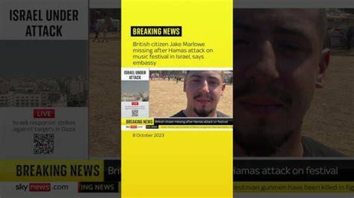 
Who is Jake Marlowe, British man missing after Hamas attack in Israel? 